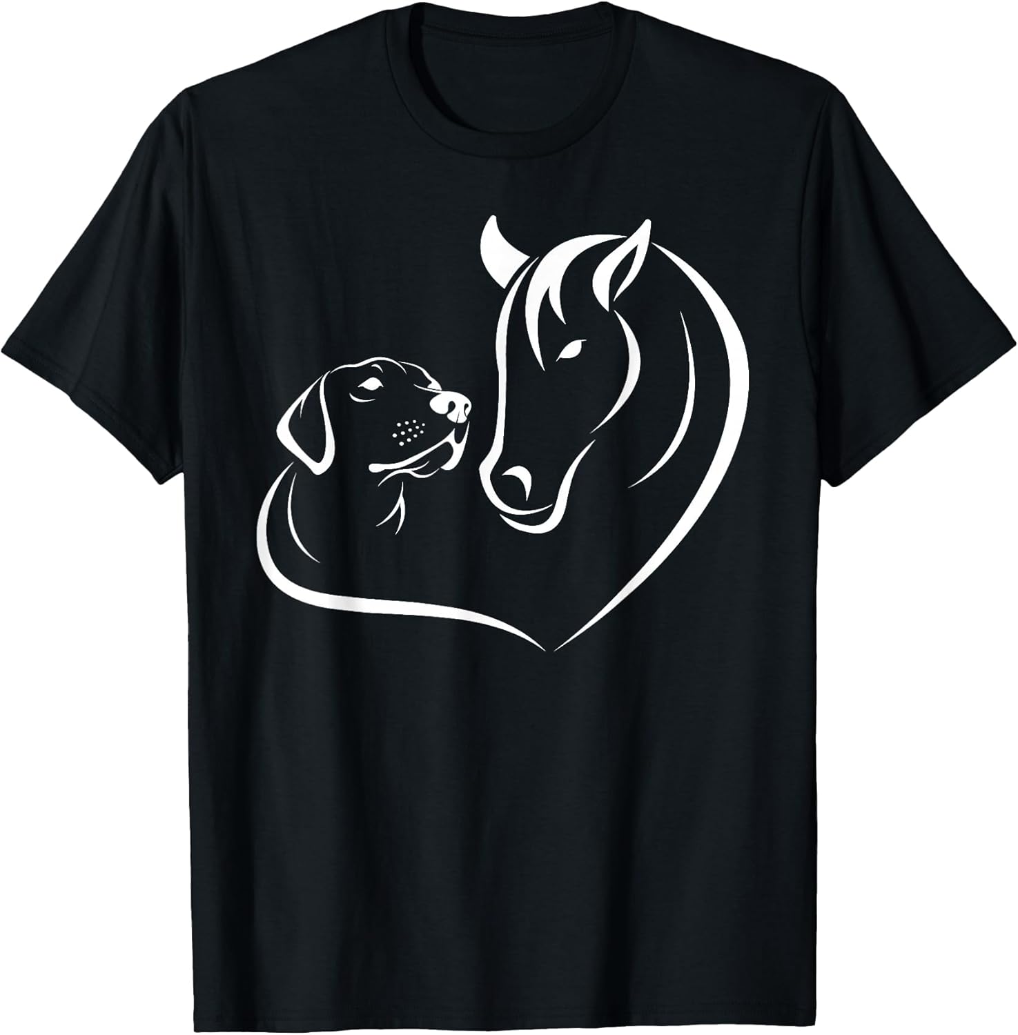Horse and Dog Women and Men Horse Dog Lover Shirts