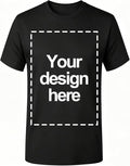 Custom T Shirts for Men Women, Personalized Shirt with Image, Text or Logo, Customized T-Shirts Design Your Own