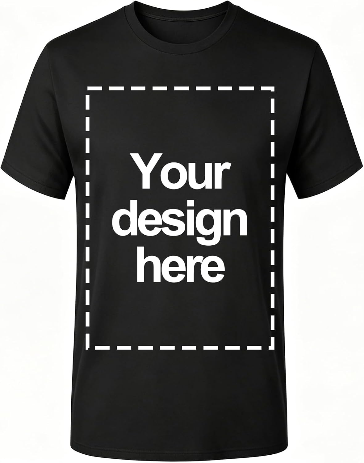 Custom T Shirts for Men Women, Personalized Shirt with Image, Text or Logo, Customized T-Shirts Design Your Own