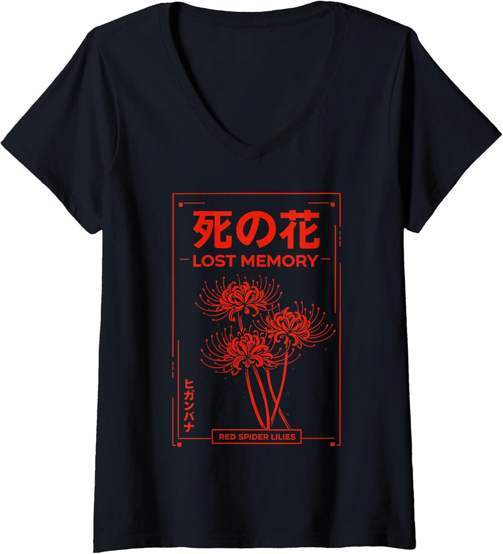 Red Spider Lily Flower Manga Aesthetic Anime Art