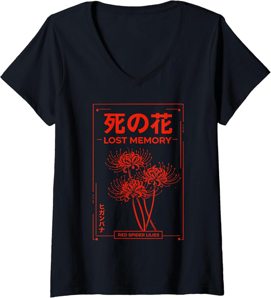 Red Spider Lily Flower Manga Aesthetic Anime Art