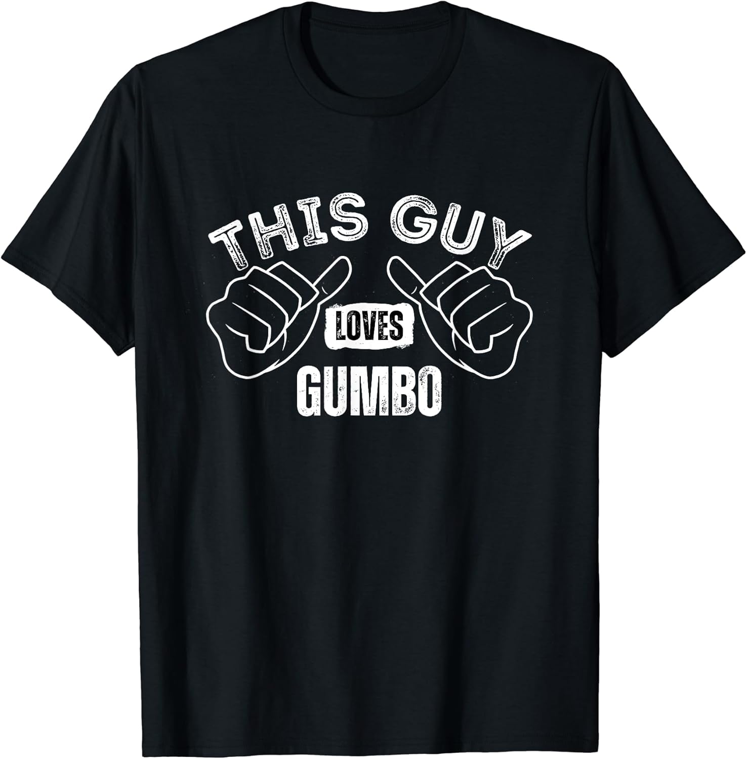 I Love Gumbo Funny Text Merch