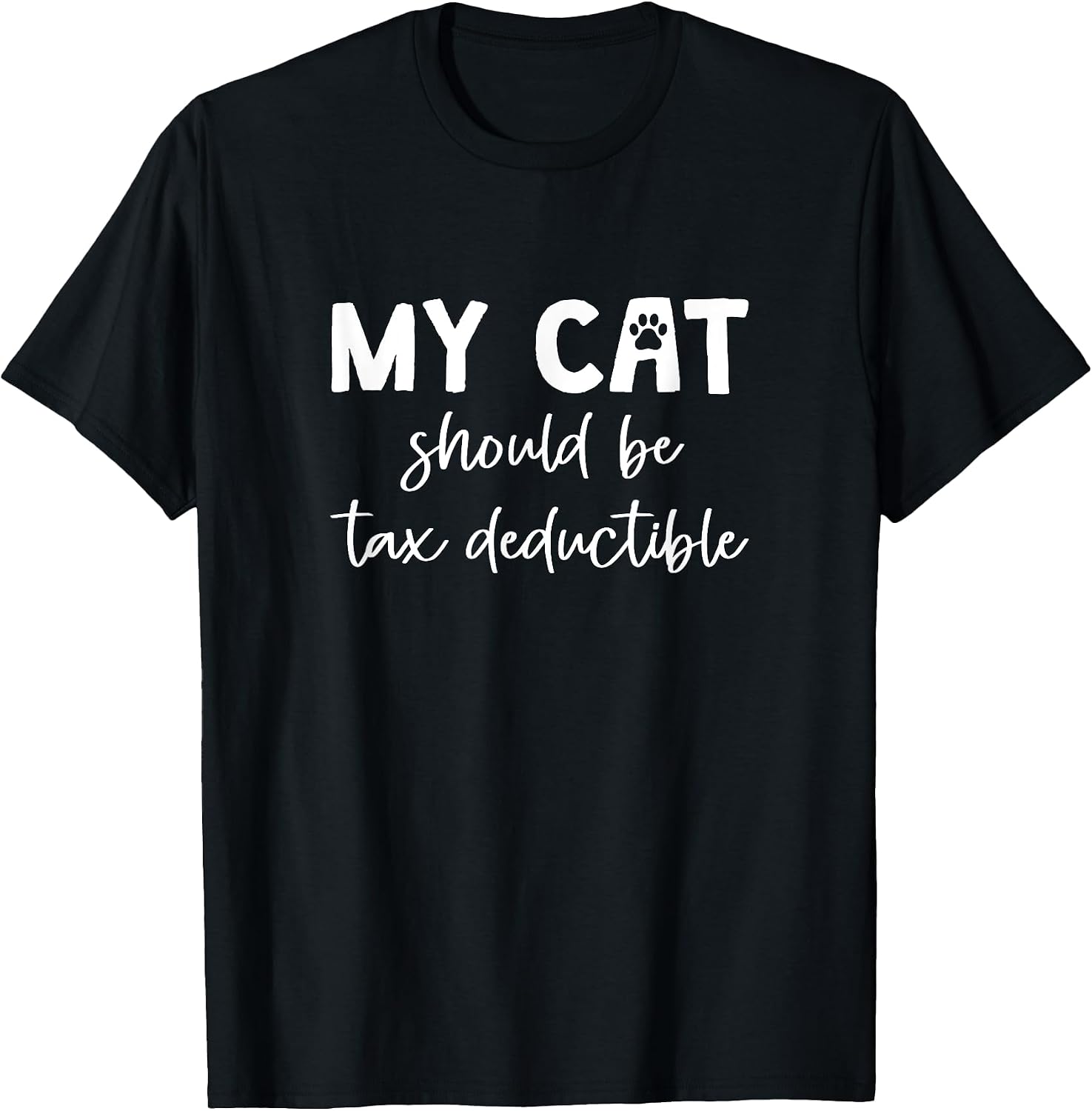 Funny Tax Season Apparel for Cat Owner