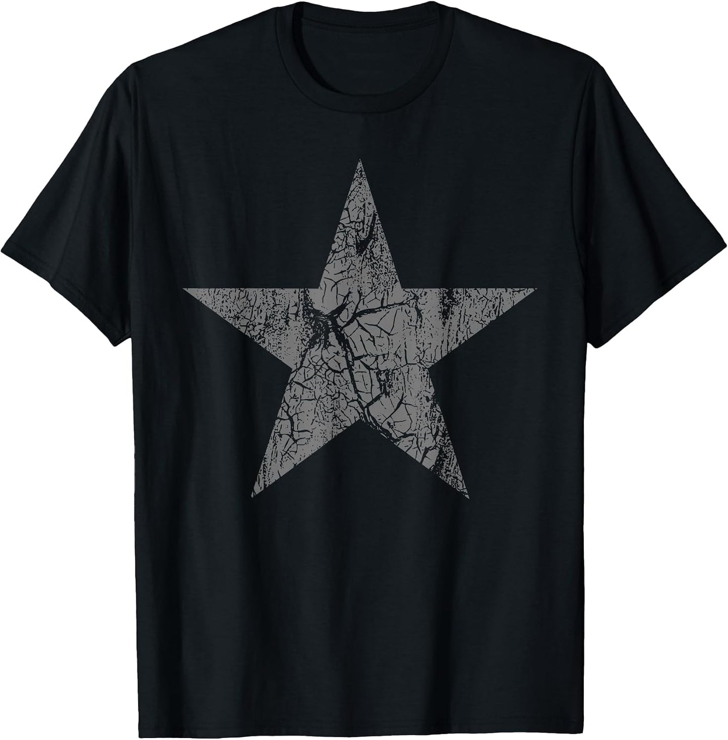 Distressed Grey Star Design