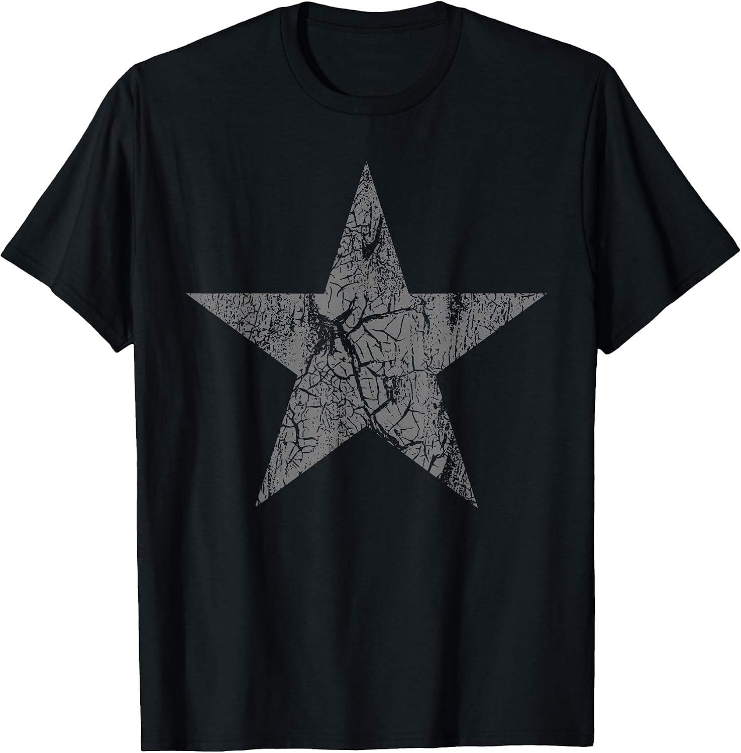 Distressed Grey Star Design