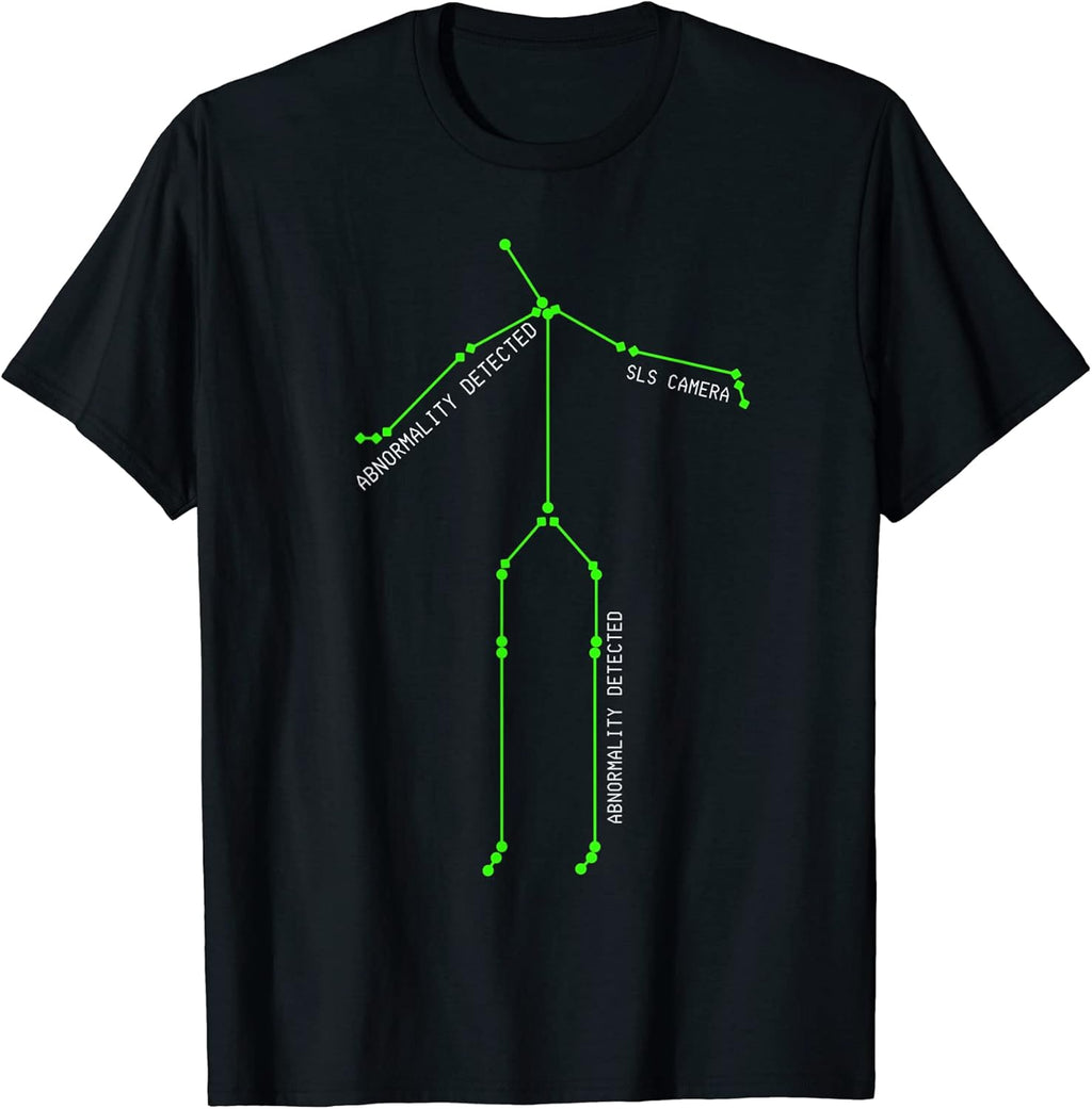 SLS Camera Stick Man Shirt Ghost Hunting Novelty