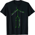 SLS Camera Stick Man Shirt Ghost Hunting Novelty