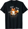 Mad Gamer Fox Kawaii Anime Gift and Shirts
