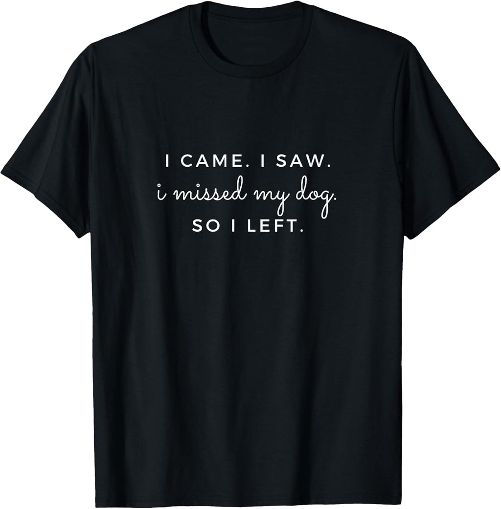 Funny Dog Lover Introvert Sarcasm for Adult Women Men T-Shirt