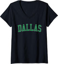 Vintage Dallas OR Green Varsity Text Apparel