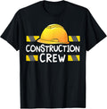 Boys Construction Crew Birthday Party Supplies Matching T-Shirt