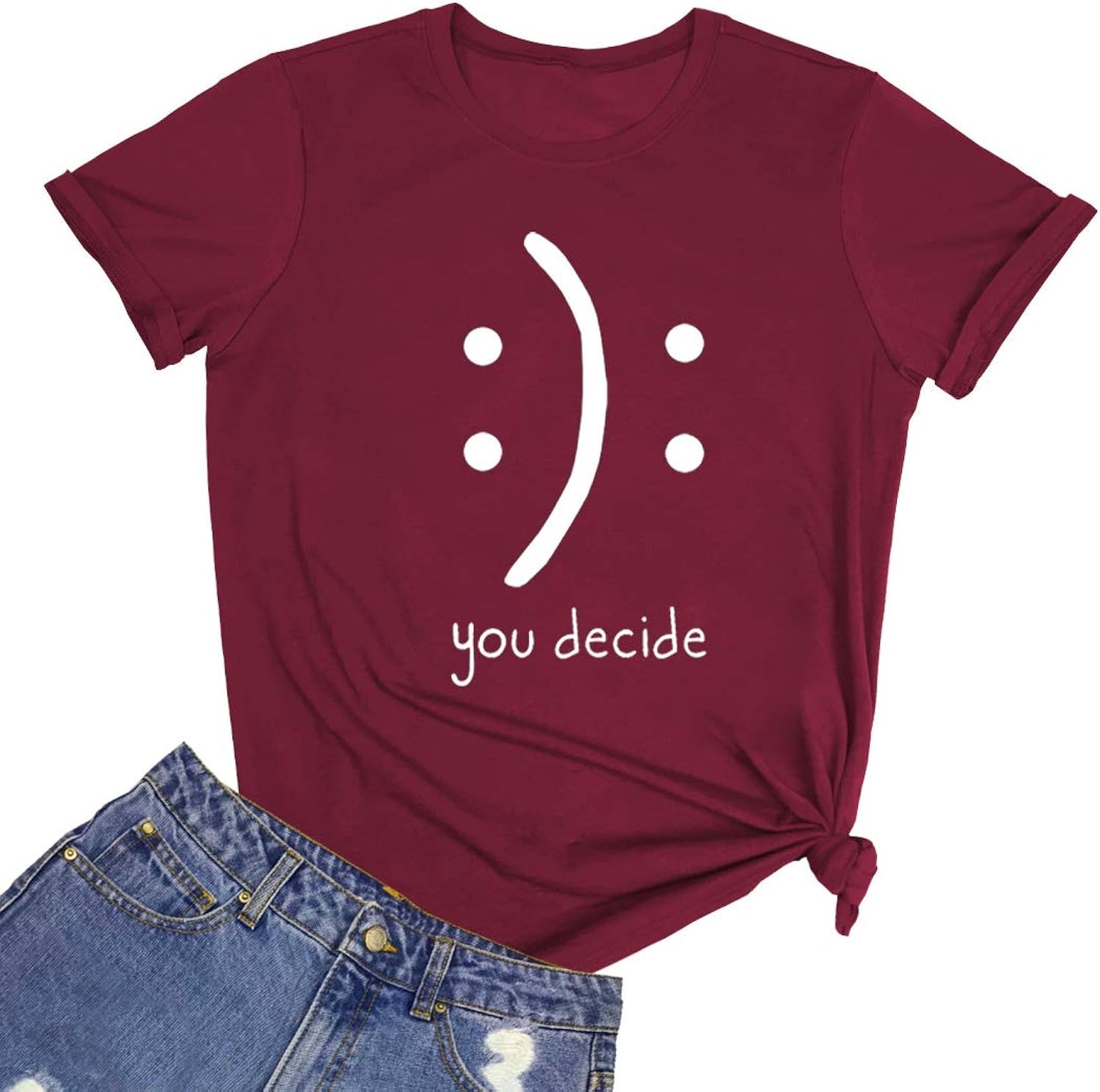 Women's T-Shirts Cotton Funny Graphic Design Casual Short Sleeve Top Tees
