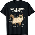 Ragdoll Cat Petting Guide Funny Cat Lover T-Shirt