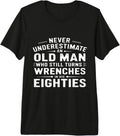 Old Mechanic Eighty Year Old Man Wrenches