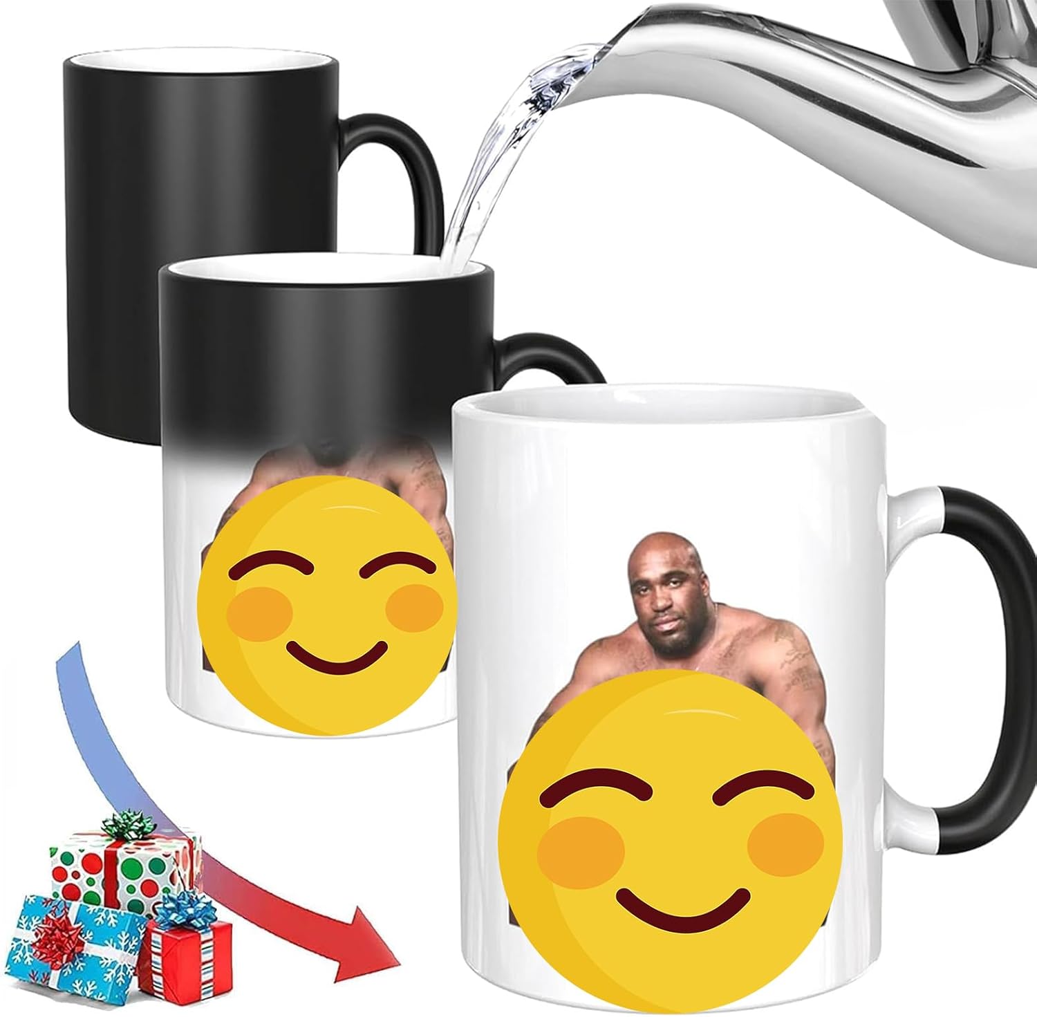 Custom Mug, Barry Wood Mug, Funny Coffee Mug, Picture Appears When Heating, Custom Coffee Mug for Adult White Elephant Gifts, Funny Gifts（No occlusion）