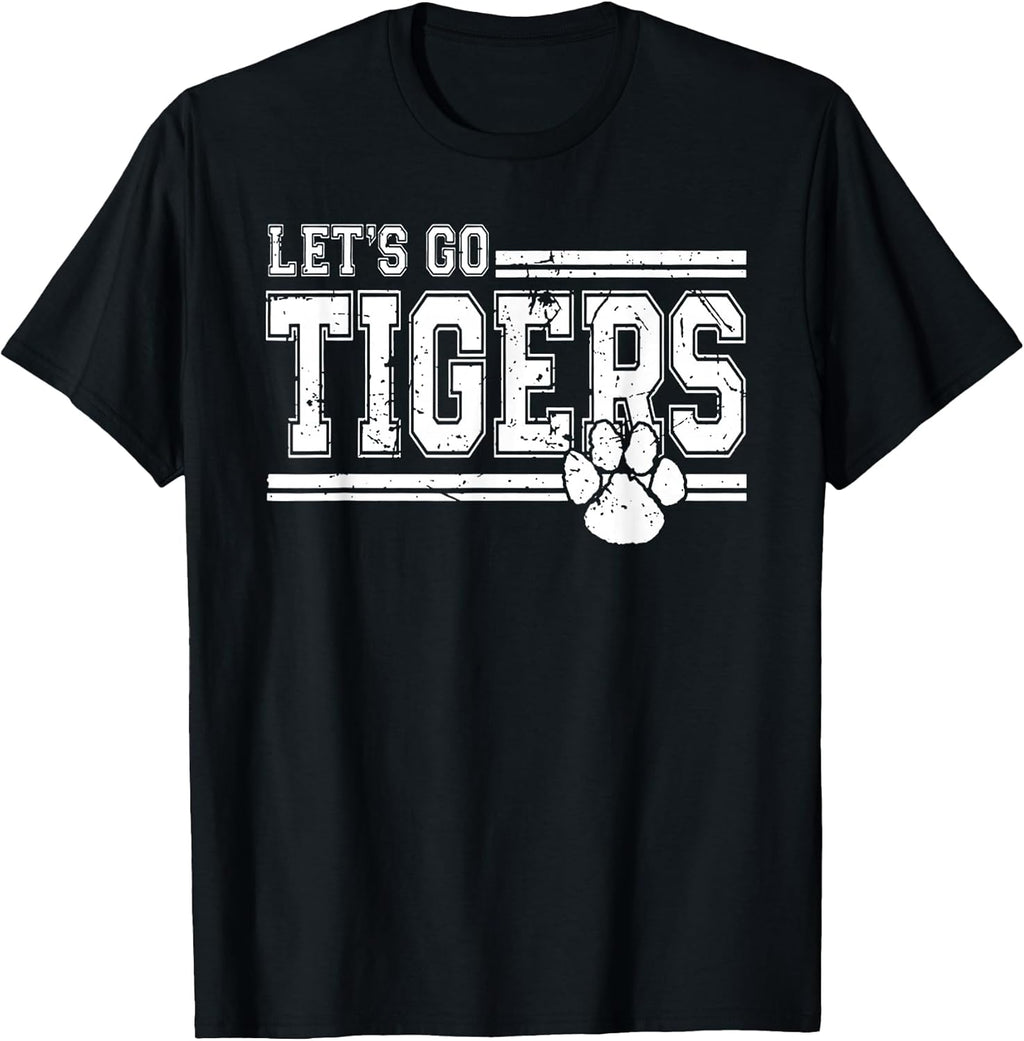 Tiger Pride School Sports Games Day Moms Kids Tees
