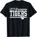 Tiger Pride School Sports Games Day Moms Kids Tees