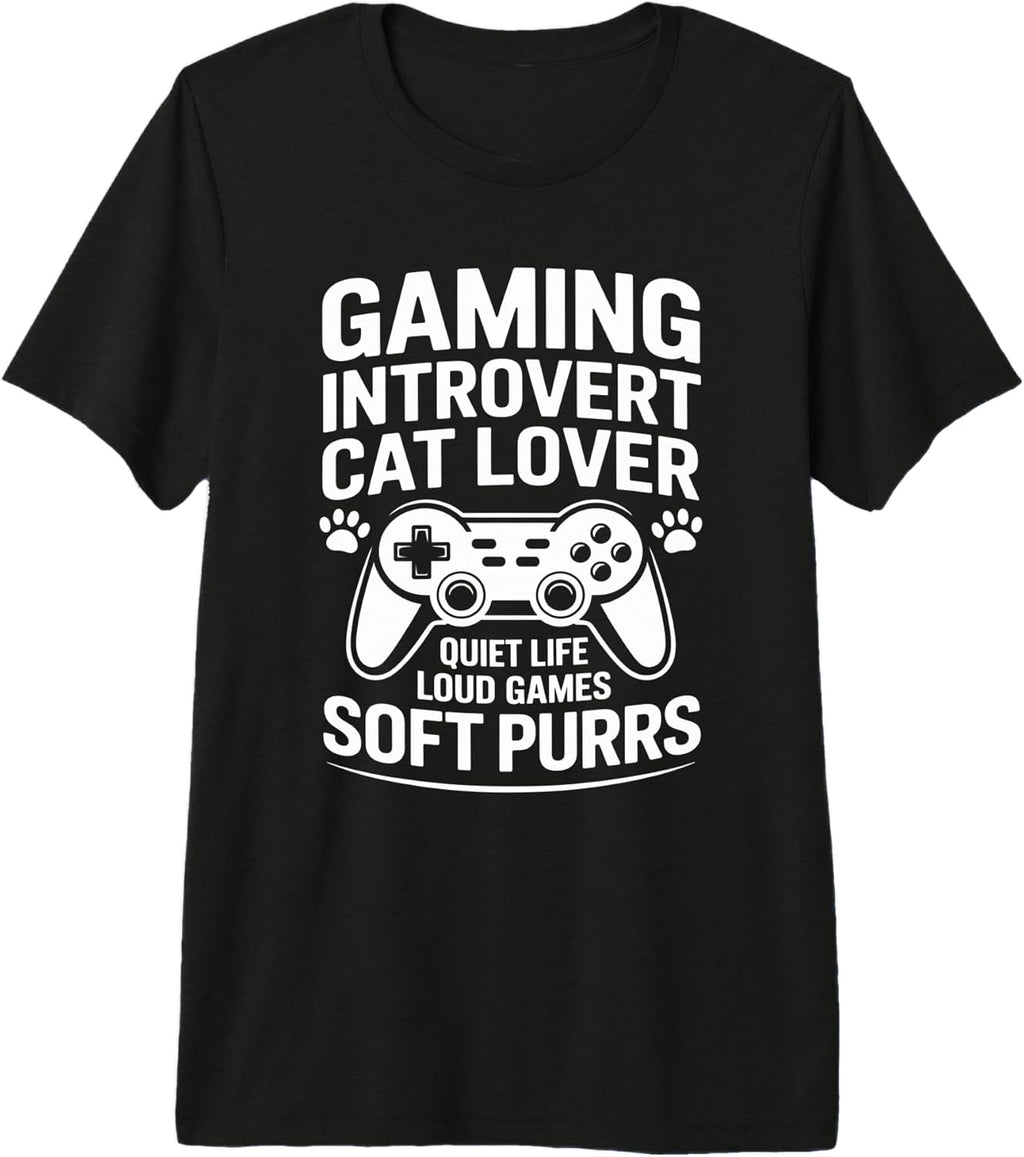 Cat Gaming Introvert Quiet