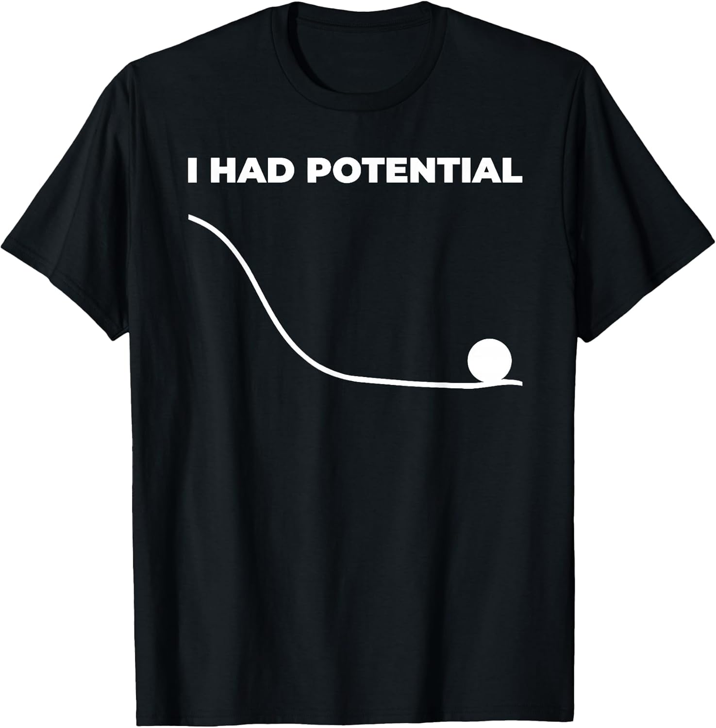 I Had Potential Physics Science Teacher Motivational Humor T-Shirt