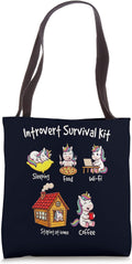 Introvert Survival Kit Unicorn Shirt