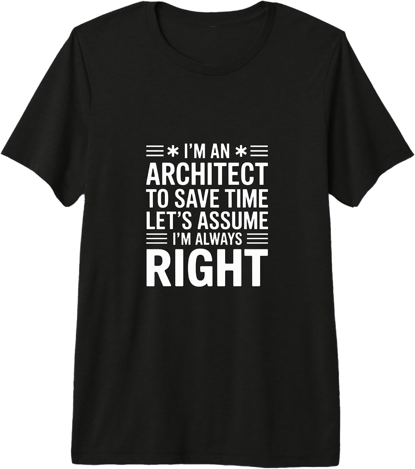 Architect Retro Saying Always Right Profession
