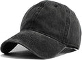 Unisex Vintage Washed Distressed Baseball-Cap Twill Adjustable Dad-Hat