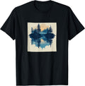 Lake With Reflections Vintage Landscape Merch