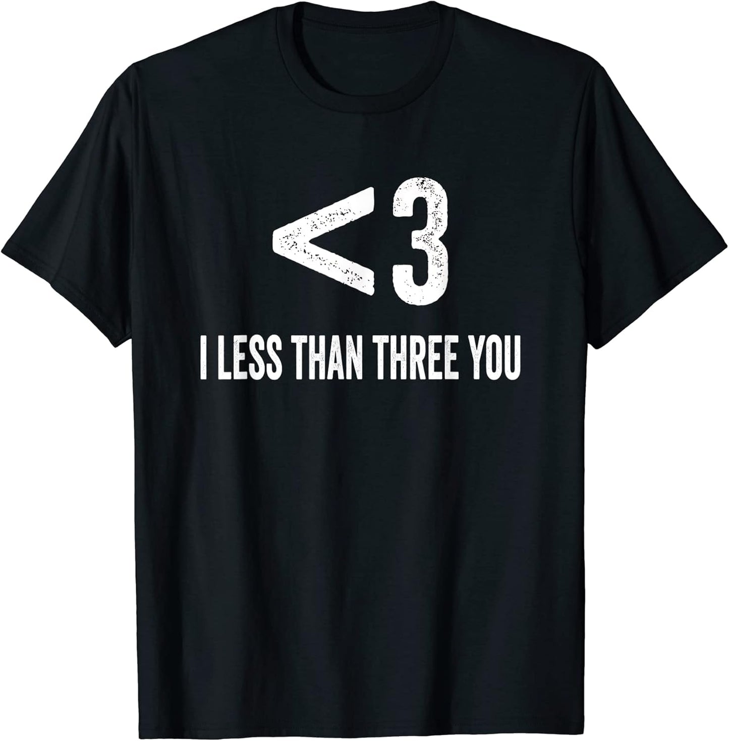 Nerdy Less Than Three You for Men Women Kids