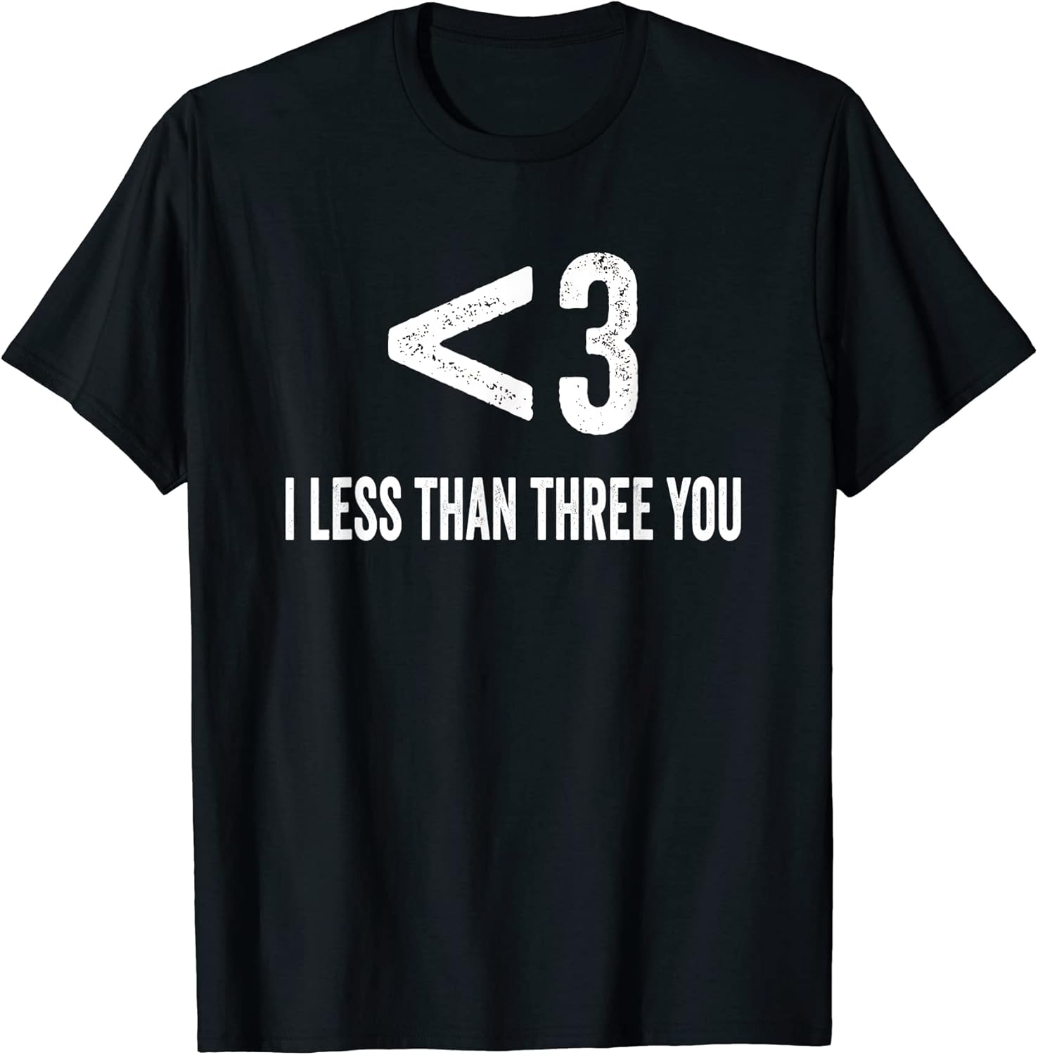 Nerdy Less Than Three You for Men Women Kids