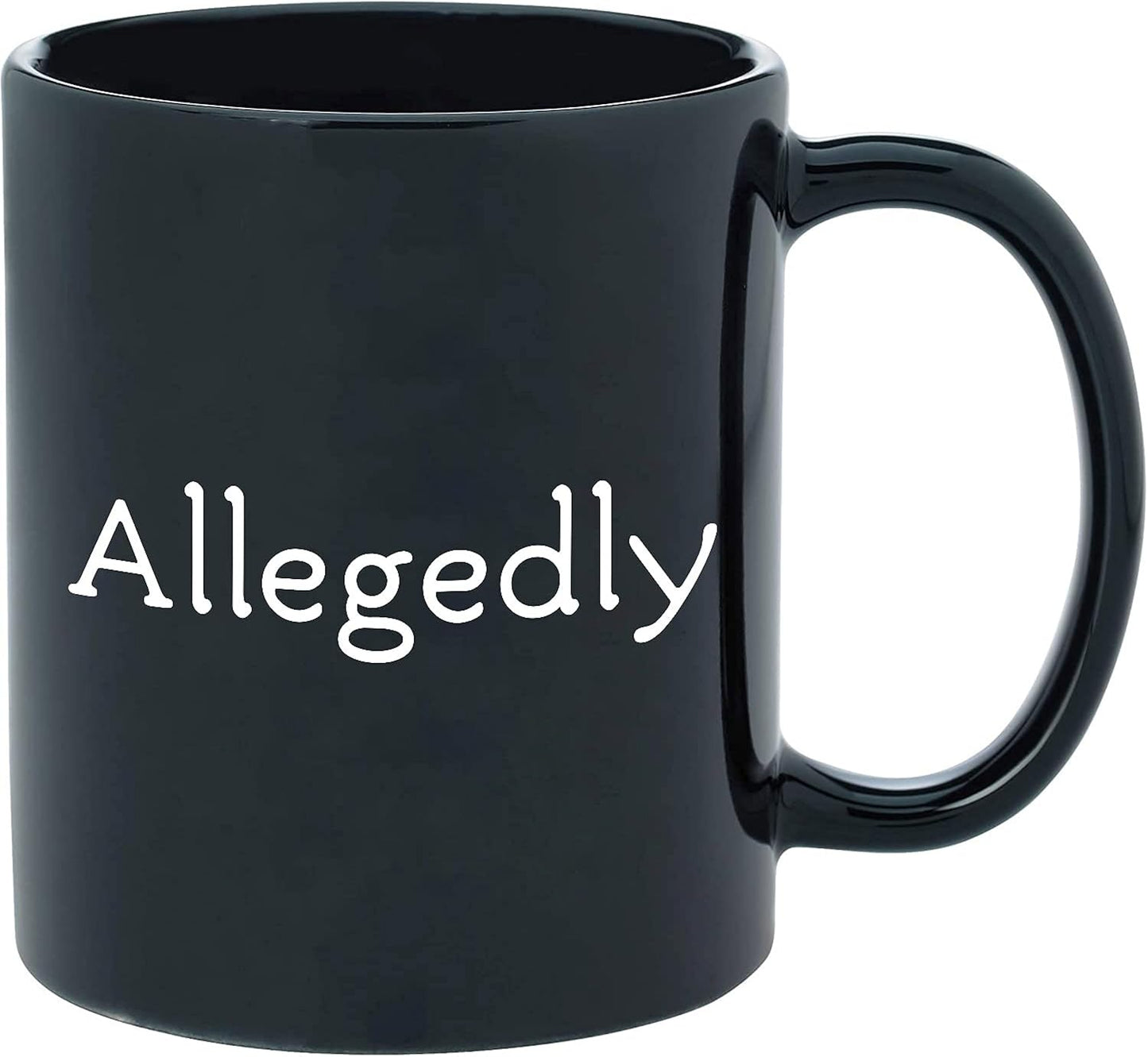 MargoDream Lawyer Gifts Appreciation Funny Mug Allegedly Coffee Cup Gift For Men For Woman Black 11 Oz