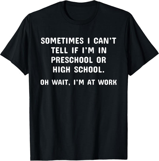 Sarcasm Preschool Highschool Witty Hilarious Quote