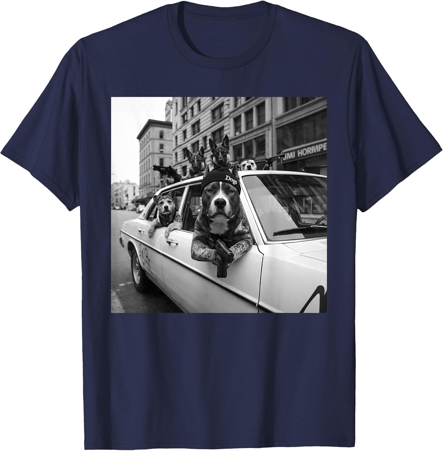 Gangster Dog Street Style Funny Tees