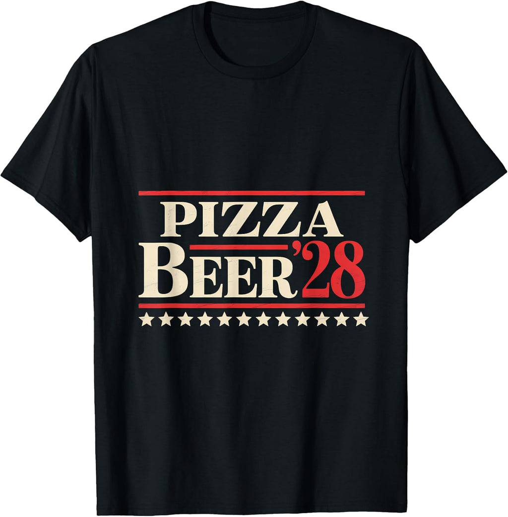 Pizza Beer Fun Lovers Humor Political