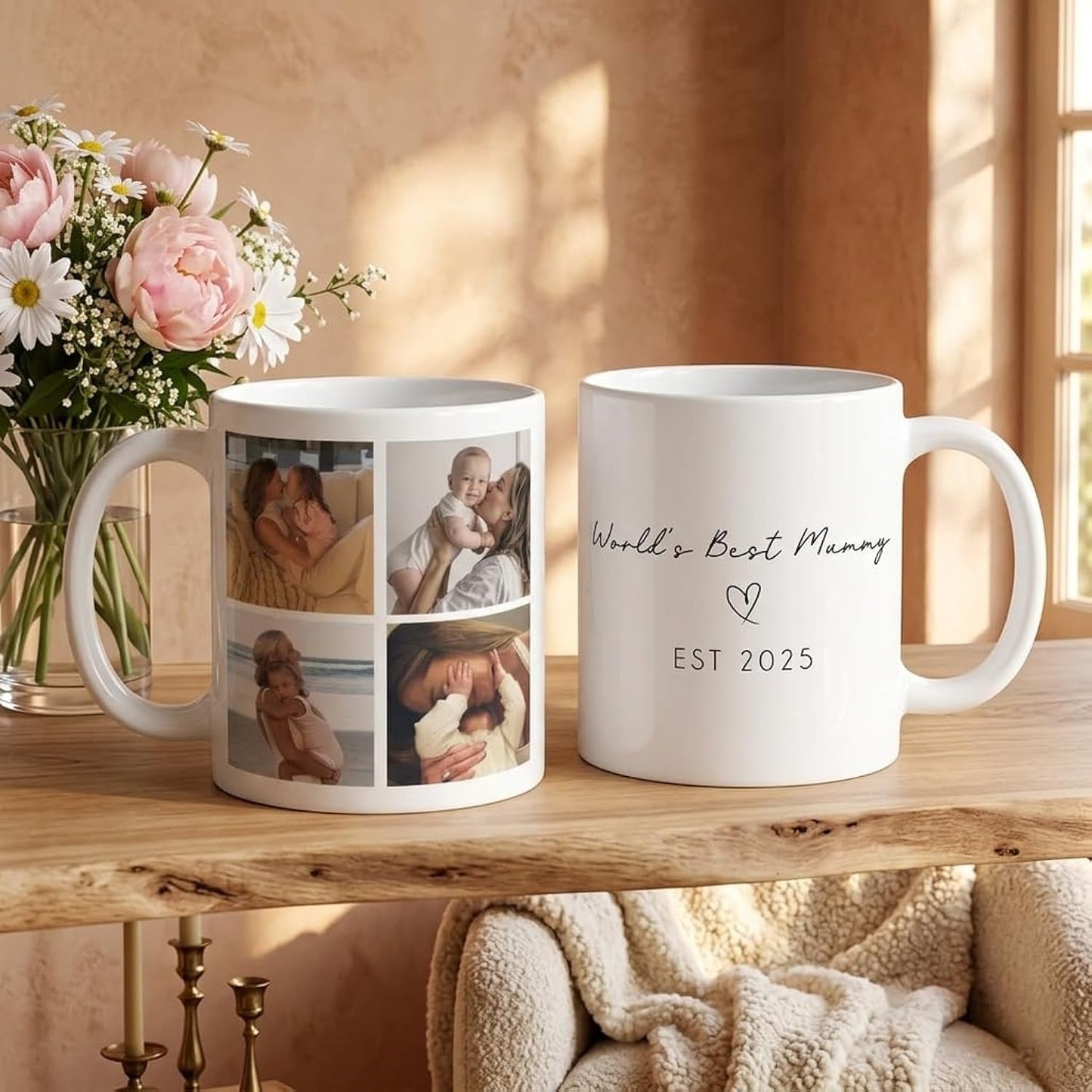 Personalized Mom Mug with Photo Collage, Mama Coffee Cup, Mothers Day Mug, Personalized Coffee Mugs, Mother Gifts, Mothers Day Gifts for Mom/style 03