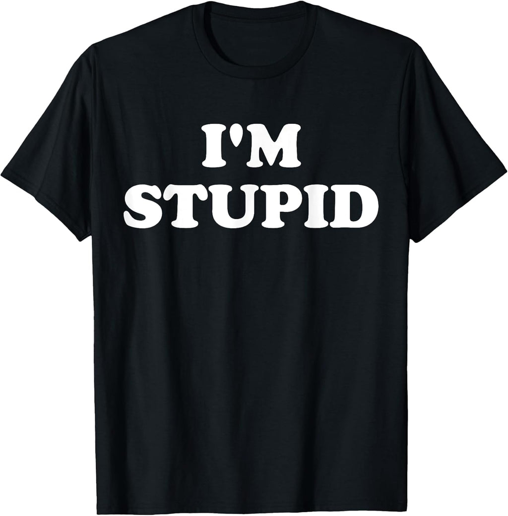 I'm with Stupid Funny Matching Couples Sarcastic T-Shirt