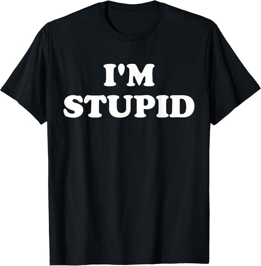 I'm with Stupid Funny Matching Couples Sarcastic T-Shirt