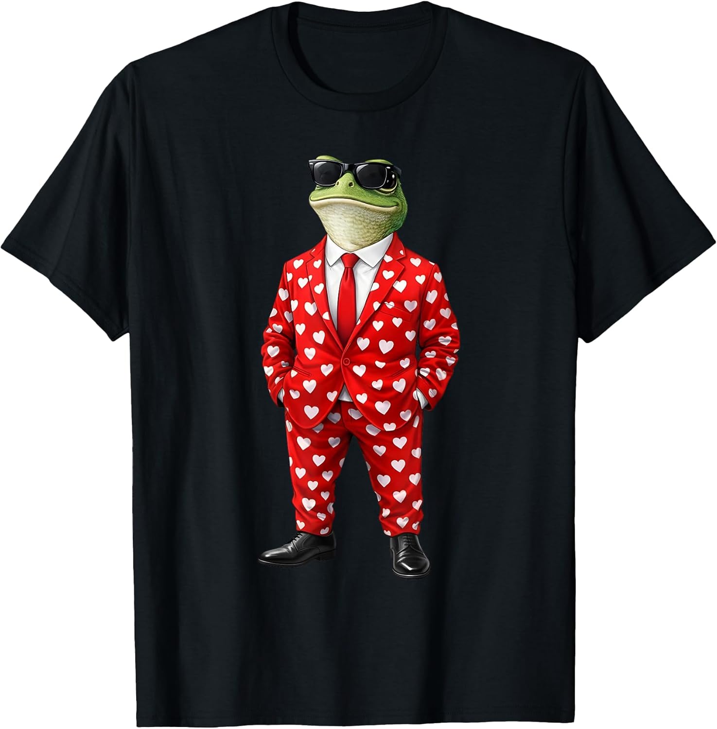 Frog Valentine Heart Love Funny Animal Valentine's