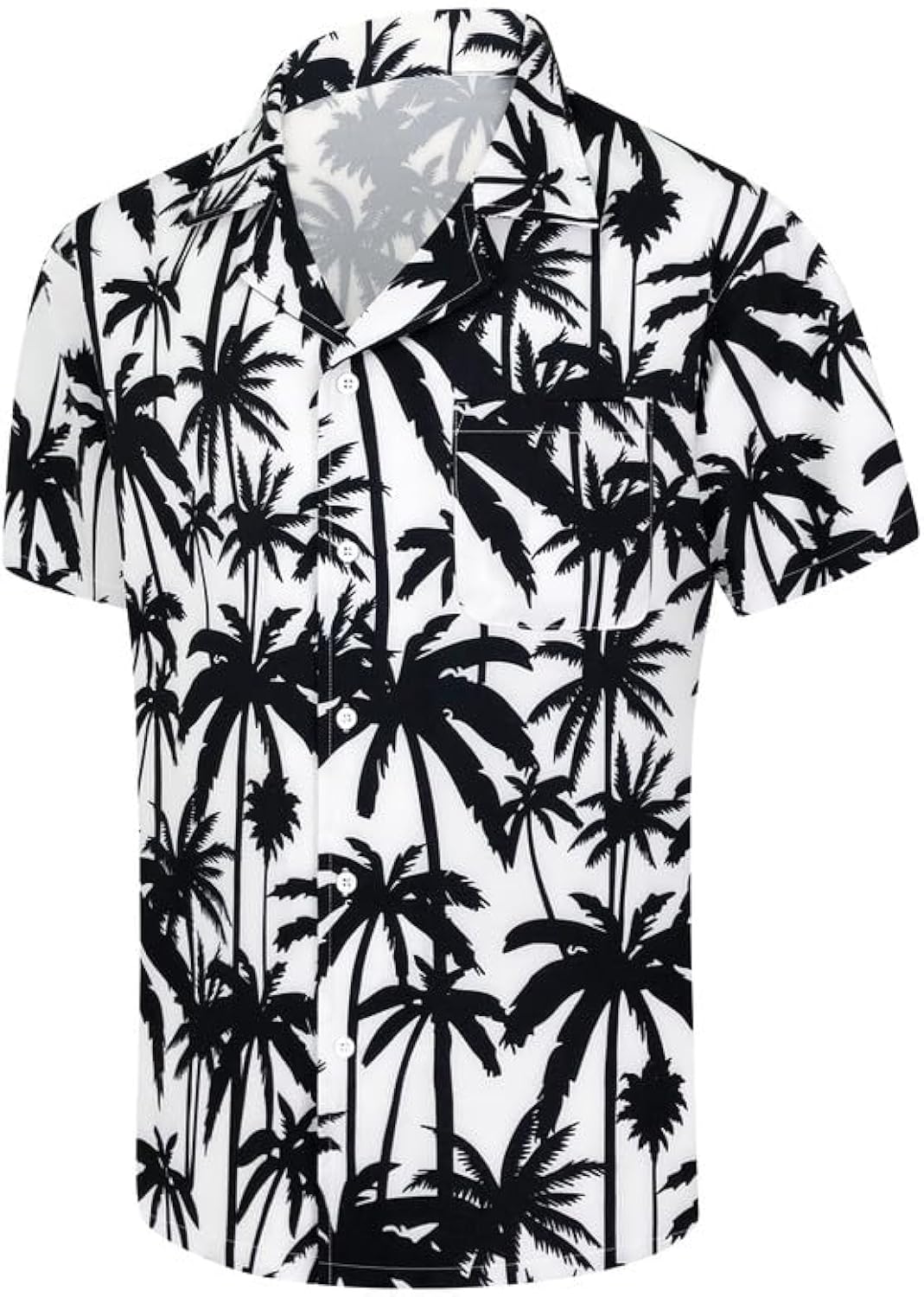 Men's Short Sleeve Hawaiian Shirt Quick Dry Loose Fit, Floral Print Tropical Cruise Beach Button Down Graffiti Aloha