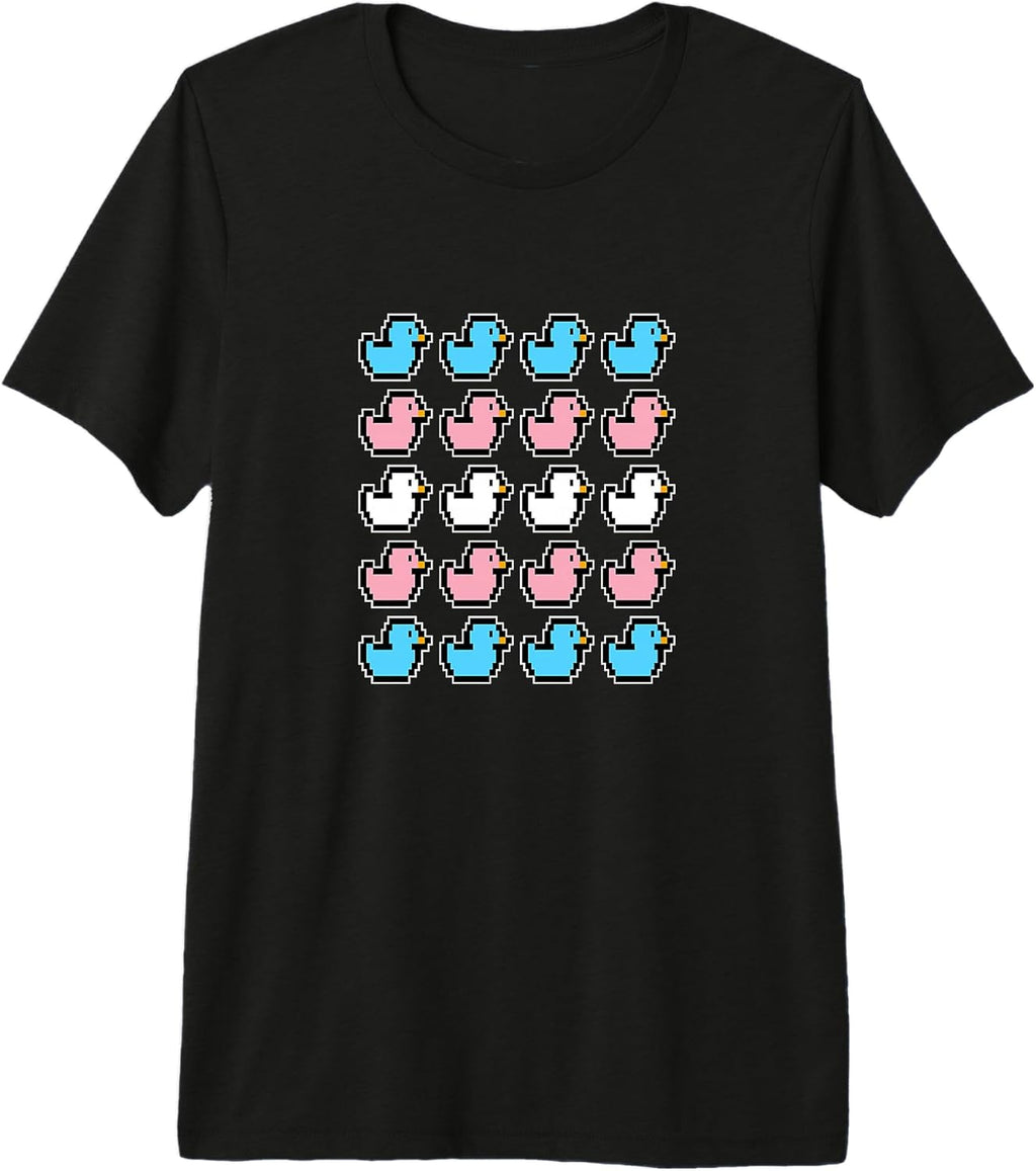 Rubber Ducks Pixel Art LGBT Transgender Trans