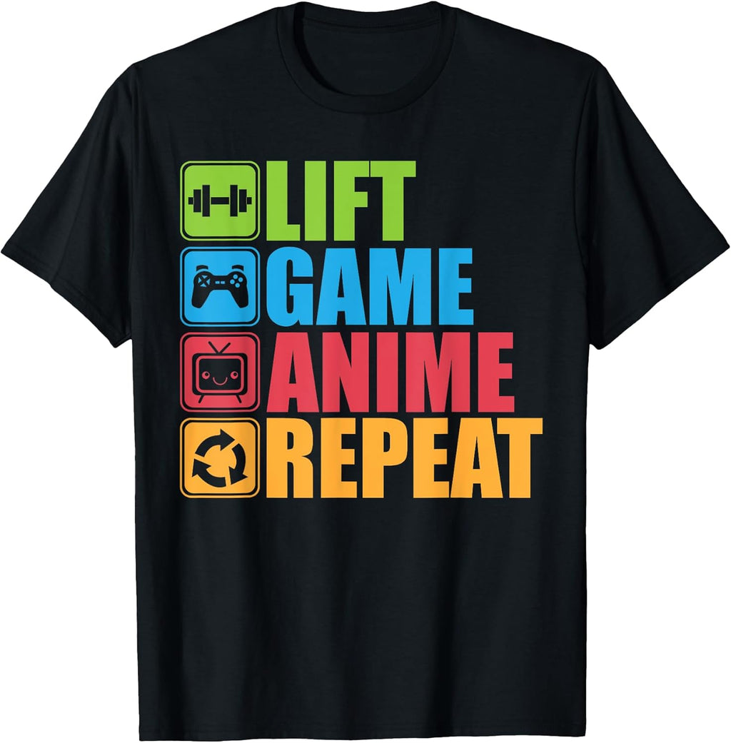 Workout Tees For Otaku Anime Gamer Gaming Tees