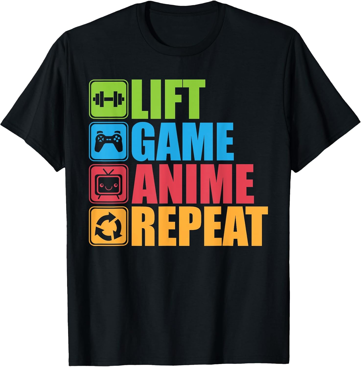 Workout Tees For Otaku Anime Gamer Gaming Tees