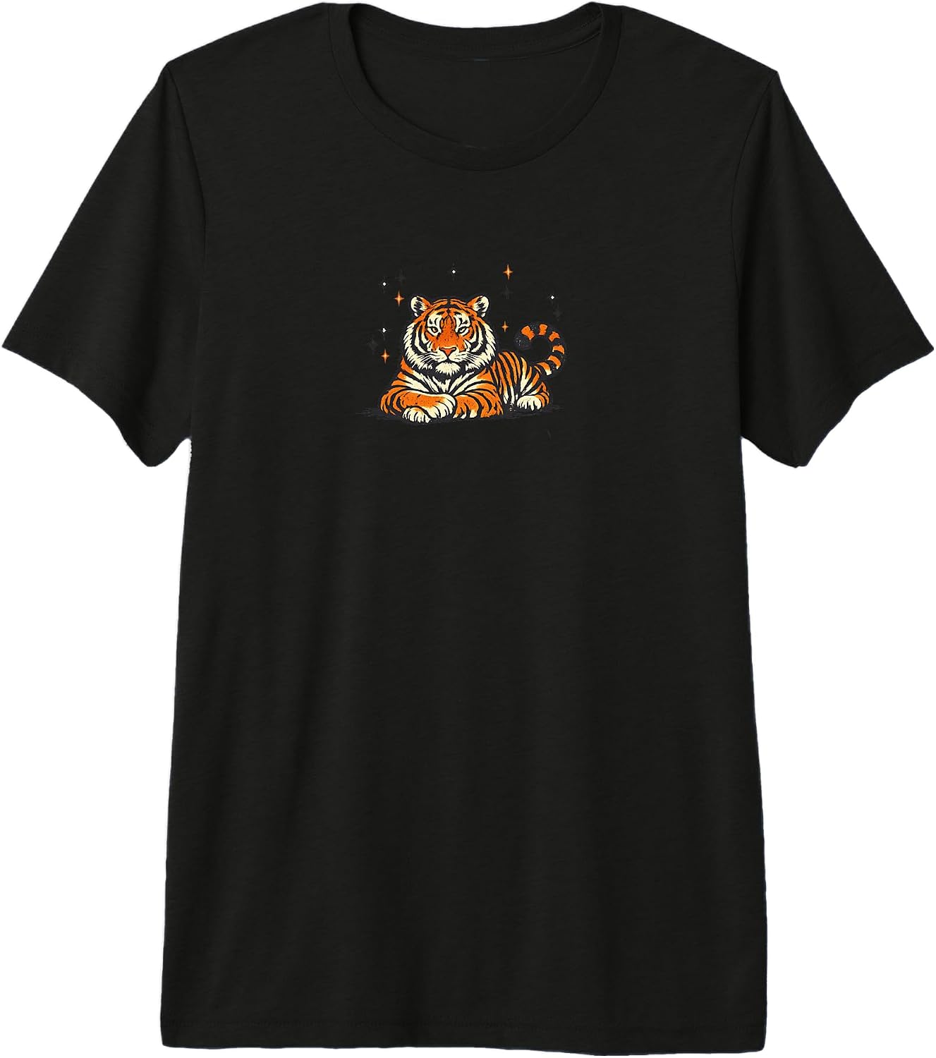 Cute Retro Tiger Graphic Merch For Women Girls