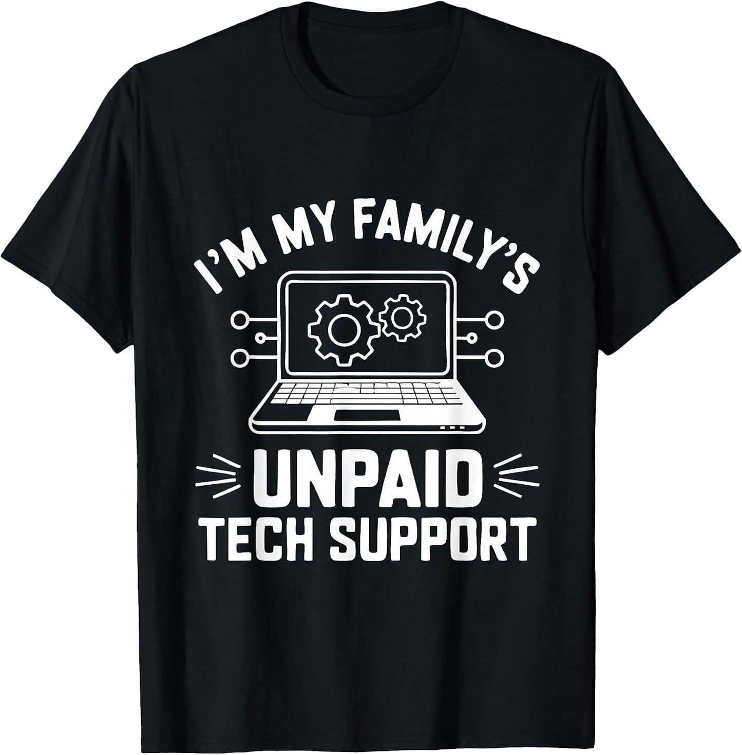 Unpaid Tech Support Funny Nerd Computer Programmer