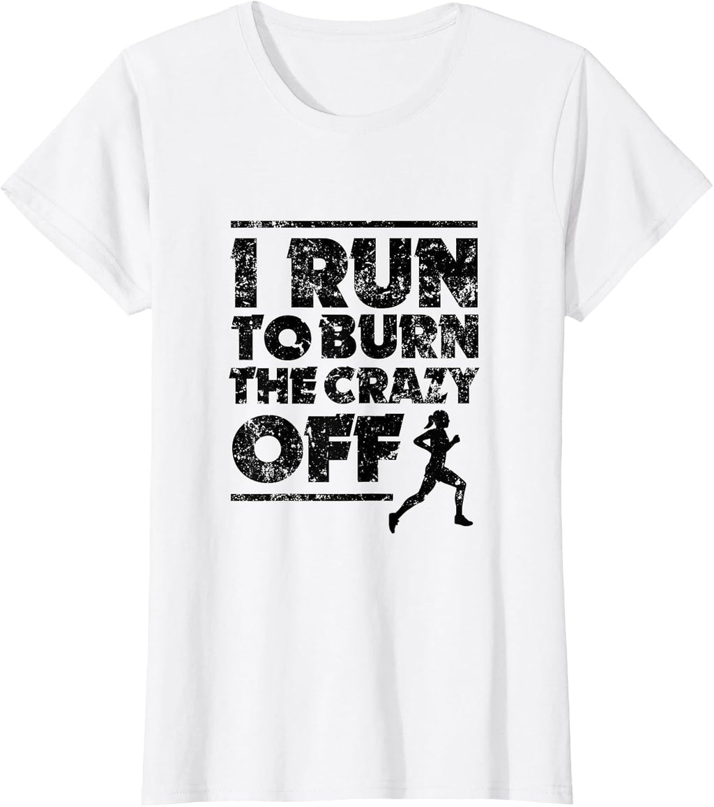 Funny Womens Runner T-Shirt
