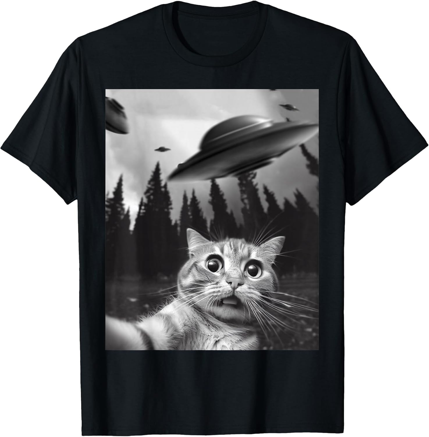 Funny Alien Cat Selfie Shop