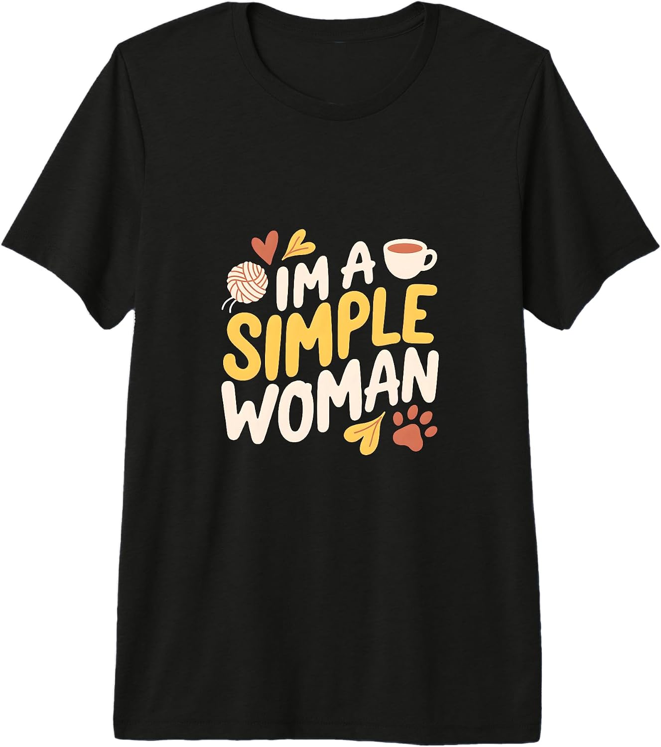 Knitter Yarn Lover Simple Woman Knitting