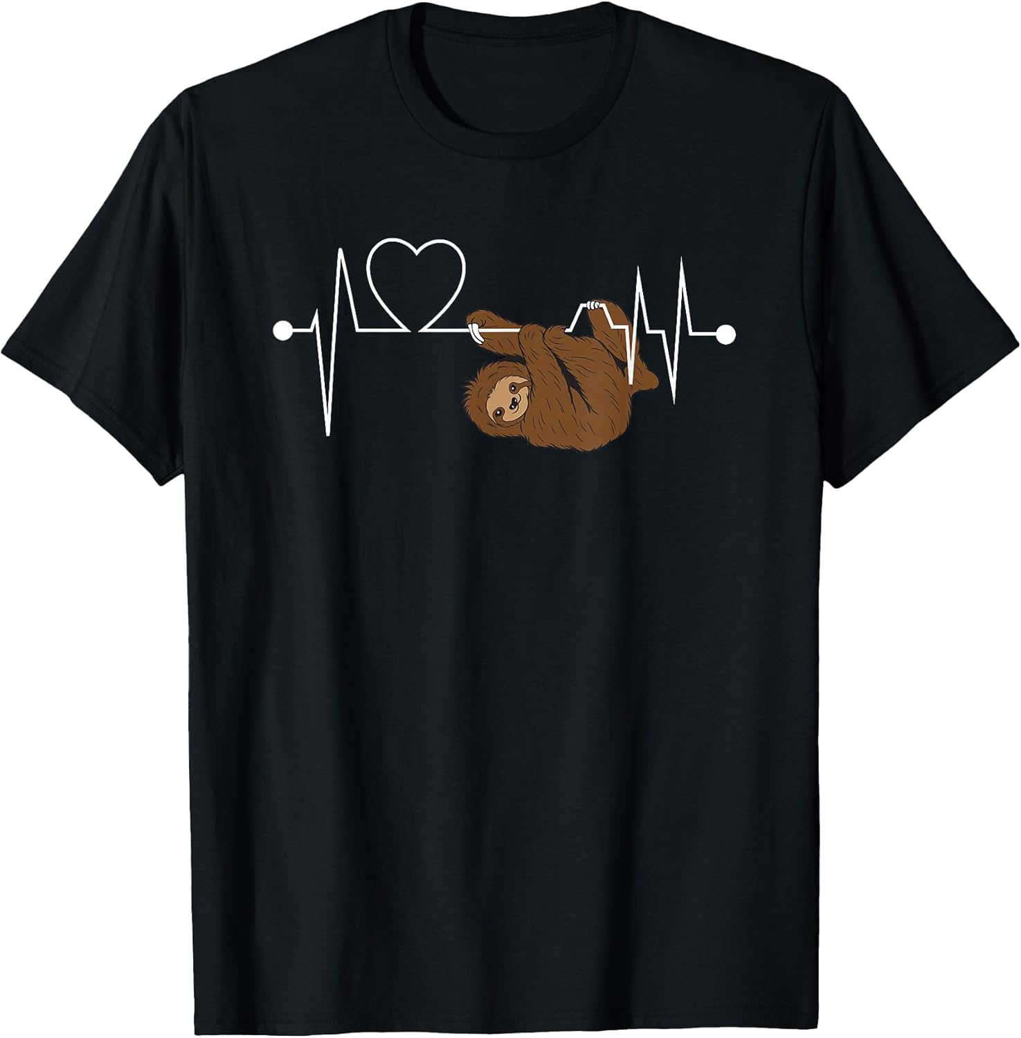 Cute Herbivorous Wildlife Pulse Line Humor Outfit