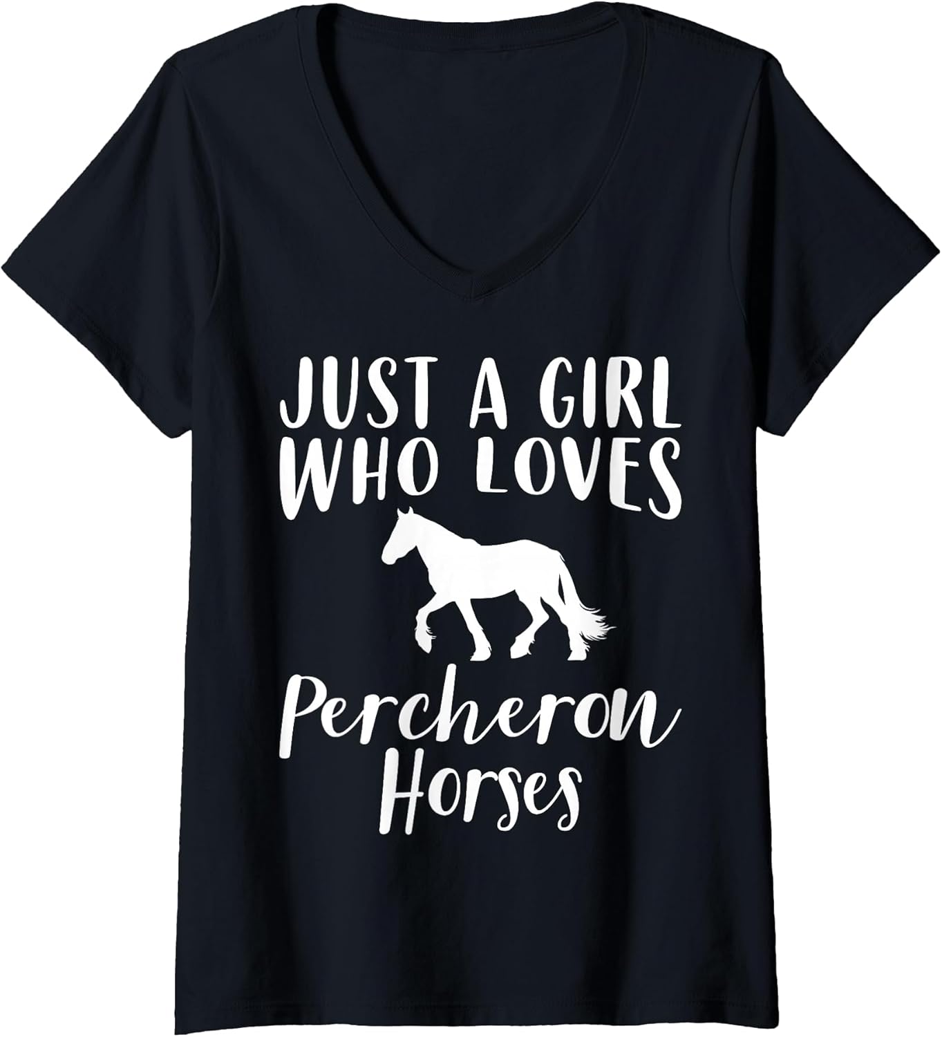 Cool Percheron Horse Humor Quote Merch