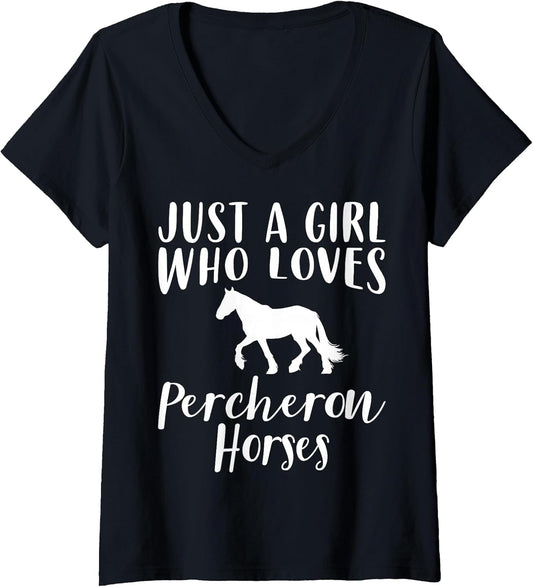 Cool Percheron Horse Humor Quote Merch