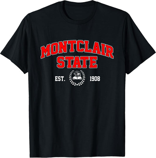 Montclair Retro Collegiate Athletic Sports Tee Men Women T-Shirt